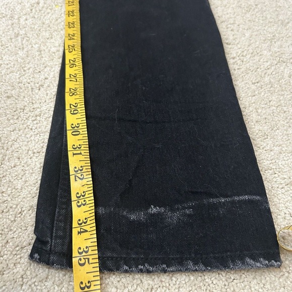 Christian Dada Black 70s Skate Distressed Jeans Men's Size 50 / US 34 - Picture 11 of 11